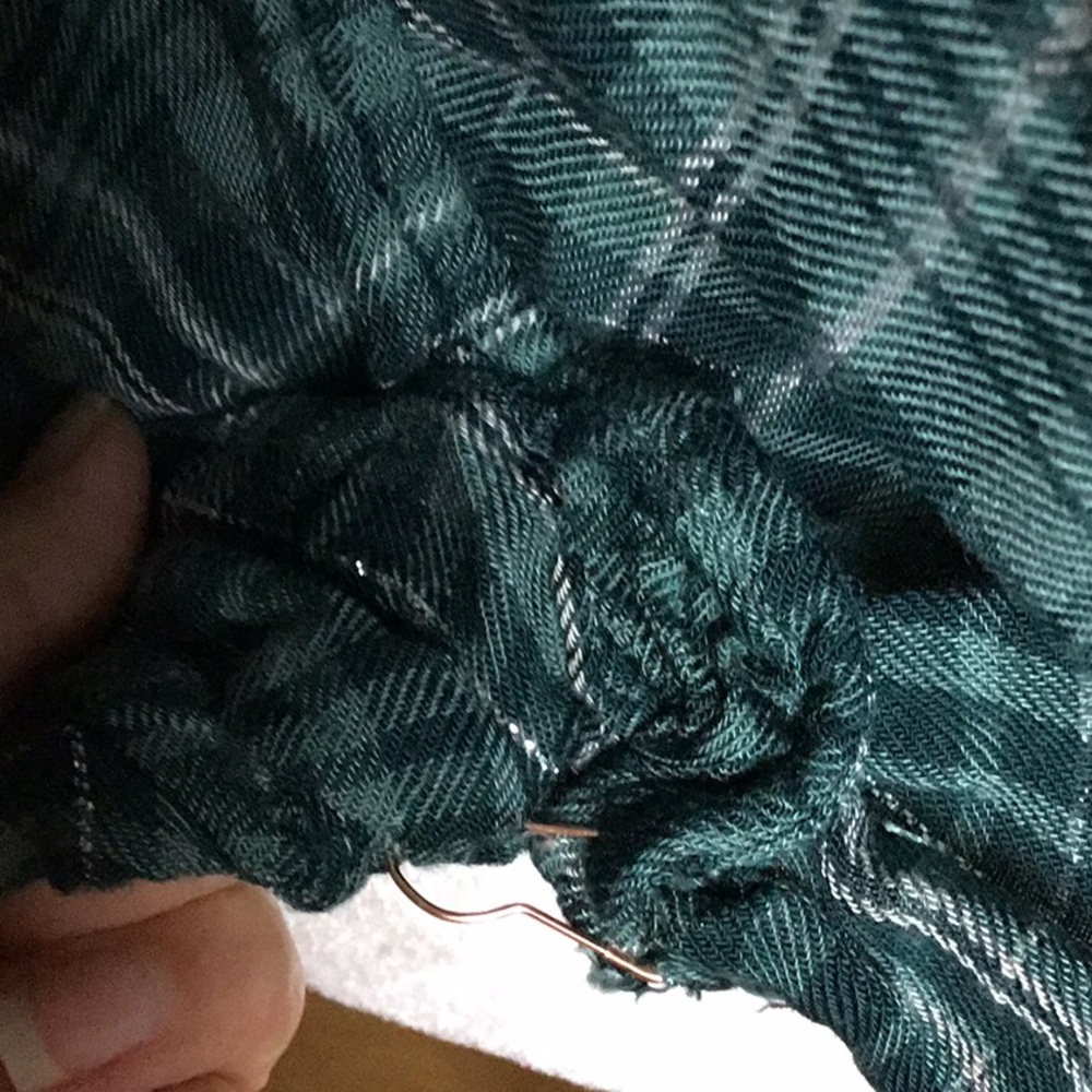 Rock & Republic Plaid Top M - Picture 3 of 8